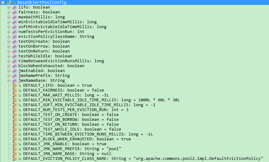 commons-pool-BasicObjectPoolConfig